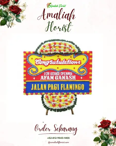 Sewa Papan Bunga Jalan Gatot Subroto